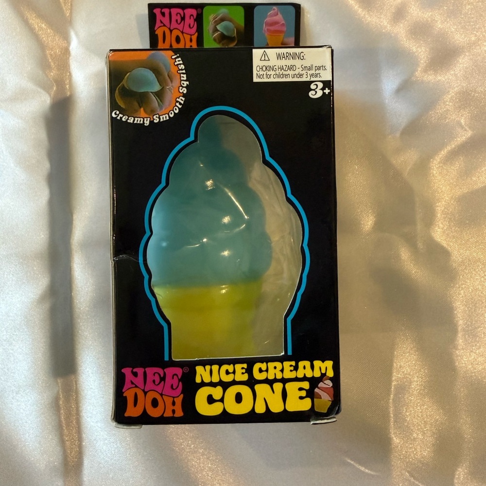 Needoh Nice Cream Cone Squishy NWT